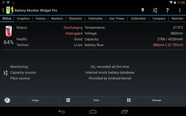 Battery Monitor Widget android App screenshot 9