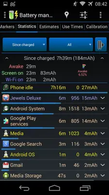 Battery Monitor Widget android App screenshot 1