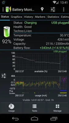 Battery Monitor Widget android App screenshot 5